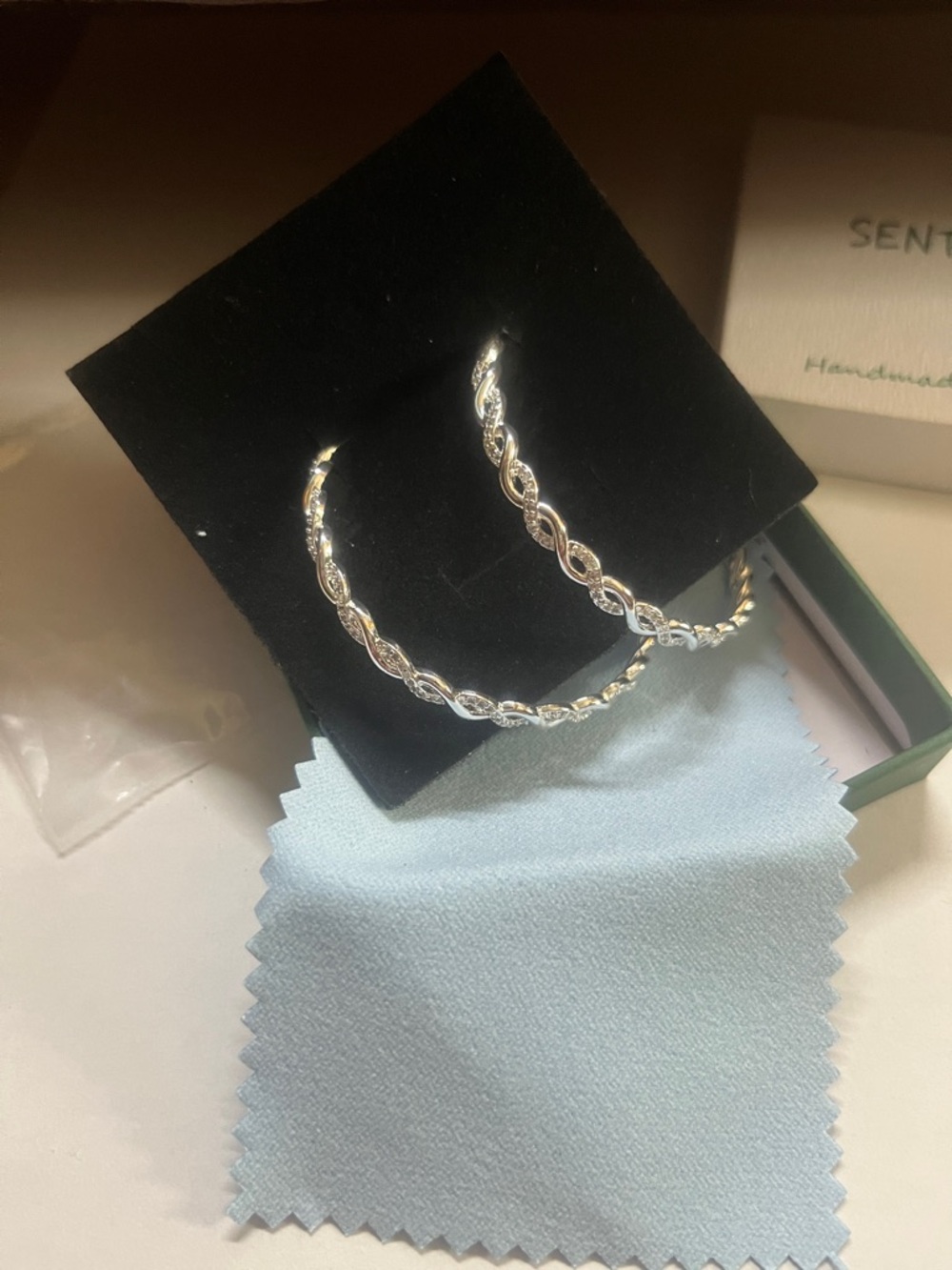 Twisted Rope Hoop .925 Earrings